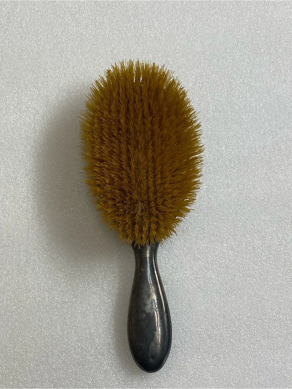 Antique TIFFANY & Co Sterling Silver Hair Brush 19th Century Monogram: HCF VON